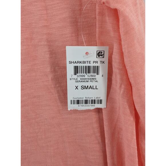 Style & Co Tank Top XS‎ Geranium Petal Pink Handkerchief Hem Scoop Neck Layering - Picture 4 of 9